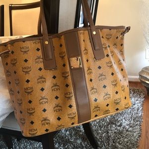 MCM tote handbag - Liz Shopper in Visetos
